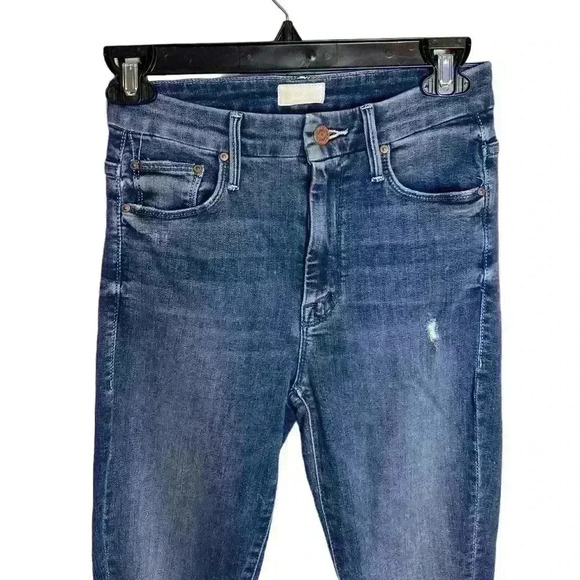 Mother high waisted looker ankle fray get your groove back Size 24 - Picture 3 of 11